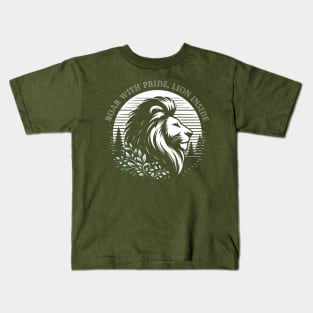 Roar with Pride, Lion Inside Kids T-Shirt